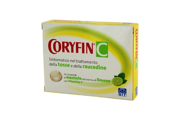 Coryfin C - 24 pastiglie al limone - sconto farmacia Coryfin C - 24 pastiglie