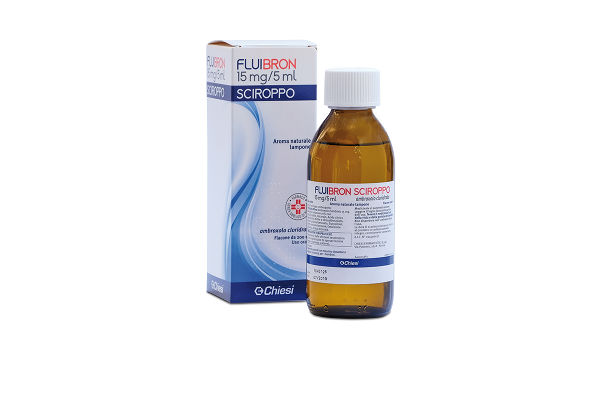 Fluibron 15 mg/5 ml Sciroppo offerta Farmacia Santa Cristina Fluibron 15 mg/5 ml Sciroppo