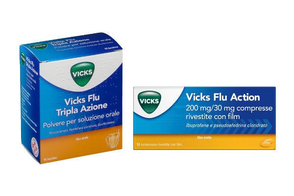 Sconto - Vicks Flu action - bustine e compresse Vicks Flu action - bustine e compresse